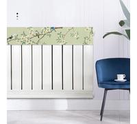 Cubierta estética china del radiador de la media envoltura del terciopelo elegante para la decoración casera (80cm)