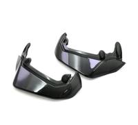 Cubierta Extensión Guardamanos De Motocicleta para Ducati Multistrada V4 V4S V2 V2S Desert X Rally 2021-2025 Piezas De Protección para Parabrisas Protector De Manillar(Negro)