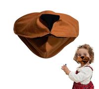 Cubierta facial de animal, cubierta resistente al viento, accesorios de disfraz | Creativo animal en forma de movible cubierta facial para cálido y resistente al viento