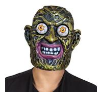 Cubierta facial de calavera, diseño de explosivo de zombi, máscara de explosivo, accesorios de disfraz de globo ocular para mujeres y hombres, fiestas de cosplay