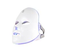 cubierta facial de luz roja, mascarilla facial LED, Mascarilla facial de 7-1 colores, Cubierta facial recargable portátil, máscara inalámbrica de luz roja LED para el hogar y viajes