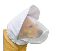 Cubierta facial para perro, cubierta de cabeza segura y ligera, transpirable, protector facial y cubierta de boca para cachorros | para carreras pequeñas y medianas cachorro de viaje al aire libre