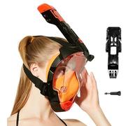 Cubierta Facial Snorkel | Equipo Asistente de Buceo,Cubierta Facial Snorkel Vista Panorámica para Hombres, Nadadores, Principiantes, Vacacionistas, Viajeros, Exploradores, Apasionados
