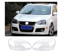 Cubierta faro Carcasa 2 Uds Para VW Para Golf 5 Para MK 5 Para Jetta 2005 2009 Faros Delanteros Carcasa Lente Cubierta Lámpara Cristal Cubierta Faros Delanteros Coche cubierta faro coche