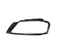 Cubierta faro coche Compatible con Audi A3, S3, RS3, 2008, 2009, 2010, 2011, 2012, carcasa de lente de faros delanteros de coche, pantalla transparente, cubierta de faros Cubierta de Luz Antiniebla(Le