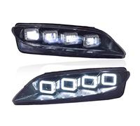 Cubierta Faro coche Luz Delantera Del Coche Para Mazda 6 2003-2015 Faros Led Modificado DRL Conjunto De Señal Giro conjunto de faros