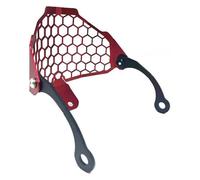 Cubierta Faro De Motocicleta Para CRF300L Para Rally 2020-2022 Protector Luz Trasera Motocicleta(Red)