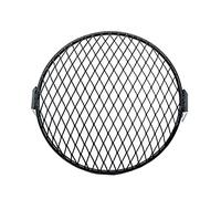 Cubierta Faro Motocicleta Protector de Rejilla para Faro Motocicleta 6,3", Cubierta Malla para Montaje Lateral, Universal, para Chopper y Cafe