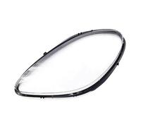 Cubierta Faros Coche Para Macan 2018-2023 Cubierta Protectora Delantera Lente Faro Coche Carcasa Sombra Tapas Lámpara Carcasa Luz Cristal Transparente Lente Faro Cubiertas(Izquierda)