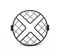 Cubierta Faros Universal Montaje Metal para Motocicleta Máscara Parrilla Protector Malla para Faro Lámpara Luz para 7 Pulgadas Cubierta Protector Delantero para Moto(3)