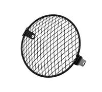 Cubierta Faros Universal Montaje Metal para Motocicleta Máscara Parrilla Protector Malla para Faro Lámpara Luz para 7 Pulgadas Cubierta Protector Delantero para Moto(8)