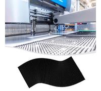 Cubierta flexible de fuelle de acordeón para fresadora, para riel guía CNC, paño protector de polvo de órgano, tela a prueba de agua de alta resistencia, negro, plegable (165 mm)