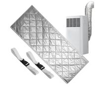 Cubierta flexible de la manguera del aire acondicionado: envoltura térmica pesada, tubo de protección exterior | Sospecha de aislamiento de tuberías ignífugas, mango de aislamiento impermeable, escudo