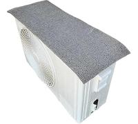Cubierta for bomba de calor exterior, impermeable, insonorizada, plástico blando, superficie en espiral, protección climática, 110 x 50 cm, resistente a la intemperie(120x60CM/47x24IN)