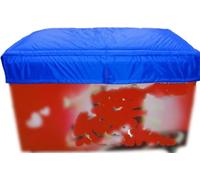 Cubierta for Congelador Impermeable, for Frigorífico, Refugio for Refrigerador, Algodón Aislado Con Protección UV for Vitrinas(Blue,32x45cm/12.6x17.7in)