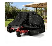Cubierta for cortacésped montada en poliéster de seda negra, impermeable, resistente al sol, a prueba de polvo, cubierta protectora universal gruesa for exteriores(XS(140*66*91CM))