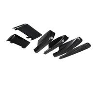 Cubierta For Portaequipajes Compatible Con Toyota Para Highlander 2001-2003 2004 2005 2006 2007 Tapa La Cubierta Del Extremo Los Rieles Laterales Del Portaequipajes Del Automóvil(6PCS)