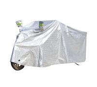 Cubierta for triciclo for adultos con película de aluminio, resistente al agua, almacenamiento al aire libre for bicicletas de carga,(X-Large)