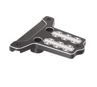 Cubierta Frontal Aluminio Piezas para Tamiya II MB01 58748 1/10 | Pieza actualización coche RC con cubierta frontal aluminio protección ligera cuerpo detalles escala