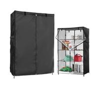Cubierta frontal transparente a prueba de polvo e impermeable | Protector de perchero para lavandería, almacén, armario, sótano, cocina, ático, despensa, oficina, patio, taller