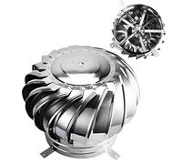 Cubierta Giratoria De Chimenea De Acero Inoxidable Tapa De Tubo De Estufa Exterior Plata 110 160 250 400 mm Antilluvia Sombrero Chimenea para Estufa Chimenea Fácil De Instalar(9.9in/250mm)