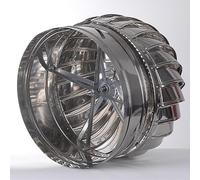 Cubierta giratoria de ventilación de techo, cubierta de tubo de escape de acero inoxidable 304, cubierta de ventilación de techo para turbinas eólicas, ventilación redonda, disipación del calor de