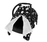 Cubierta gótica para asiento de coche de bebé, cubierta de lactancia multiusos para mamá, cubierta de lactancia materna, regalo gótico para recién nacido, regalo de ducha gótica