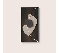 Cubierta Grande para Caja de Contador Eléctrico Vertical, Panel Decorativo para Interruptor en Sala, Marco Metálico Negro, Puerta Izquierda para Entrada, Baño y Cocina.(Blacka,60x120cm,Right)