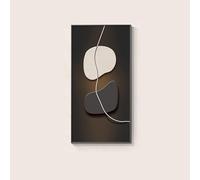 Cubierta Grande para Caja de Contador Eléctrico Vertical, Panel Decorativo para Interruptor en Sala, Marco Metálico Negro, Puerta Izquierda para Entrada, Baño y Cocina.(Blackb,60x120cm,Left)