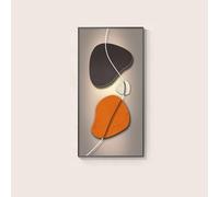 Cubierta Grande para Caja de Contador Eléctrico Vertical, Panel Decorativo para Interruptor en Sala, Marco Metálico Negro, Puerta Izquierda para Entrada, Baño y Cocina.(Blackd,60x120cm,Left)