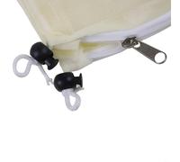 Cubierta gruesa de tela no tejida con cremallera y cordón diseñada para proteger las plantas de las heladas de invierno y mantener el calor para un crecimiento más saludable (300 x 300 cm)