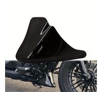 Cubierta Guardabarros Delantero Negro Brillante Spoiler Inferior Ajustada para Harley XL883 XL1200 2004-2022