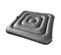 Cubierta hinchable para bañera de hidromasaje cuadrada de 135 cm, cubierta aislante de PVC con protección térmica para spa de pie, inflable rápidamente, resistente a la intemperie, negro (negro A)