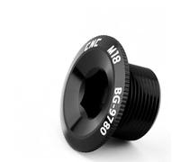 Cubierta hueca de aleación de aluminio para bicicleta de montaña, compatible con bielas M17 M19 M20, negro, 1,7 x 1,2 cm (A)