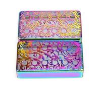 Cubierta hueca para guitarra Humbucker, funda protectora profesional con textura de latón para parte de flores de latón