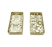 Cubierta hueca para pastilla, funda protectora profesional Humbucker con textura de latón para guitarra, diseño de flores