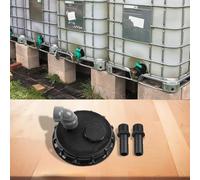 Cubierta IBC DN150 para aplicaciones de almacenamiento de líquidos, incluida la recogida de agua RainFor e industrial para la contención de agua (llenado automático)