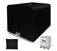 Cubierta IBC para depósito de agua IBC, lona protectora 420D, protección UV IBC contra la lluvia, cubierta protectora con funda, cubierta protectora a prueba de polvo, para contenedor IBC de 1000L