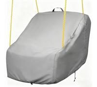 Cubierta impermeable del asiento del oscilación de Oxford 420D para los asientos pequeños del columpio, al aire libre, 41 * 41 * 50 cm con la parte inferior del cordón seguro (gris)