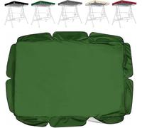 Cubierta Impermeable Del Dosel Del Asiento Del Columpio De Repuesto Protector De Muebles De Exterior De Poliéster Recubierto De Plata, Cubierta Superior De La Silla Columpio(Size:164*114*15cm,Color:F)