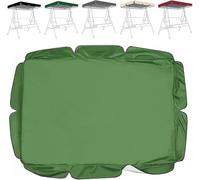 Cubierta Impermeable Del Dosel Del Asiento Del Columpio De Repuesto Protector De Muebles De Exterior De Poliéster Recubierto De Plata, Cubierta Superior De La Silla Columpio(Size:195*125*15cm,Color:E)