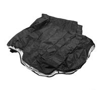 Cubierta impermeable Oxford 420D para columpio de jardín, protege contra elementos con correas ajustables para un ajuste seguro (142 x 120 x 18 cm, negro)