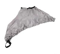 Cubierta impermeable para cabina de kayak, falda de cubierta de pulverización, correa elástica ajustable para canoa, barco, protección contra la lluvia, gris, rojo y azul (XL gris)