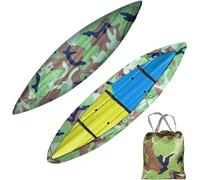 Cubierta impermeable para canoa y kayak, 420D, duradera, Oxford, para almacenamiento, protección UV, cubierta de canoa antipolvo para almacenamiento al aire libre (se adapta a kayak de 2,6 m a 3 m)