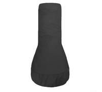 Cubierta impermeable para chimenea de 48 x 24 x 12 pulgadas, fabricada con tela recubierta de poliuretano para proteger del sol, la lluvia y el polvo (negro)