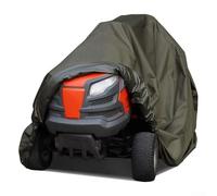 Cubierta impermeable para cortacésped 210D para tractores de conducción, resistente y ajuste seguro, protege de la lluvia y el sol (M)