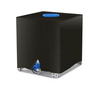 Cubierta impermeable para depósito de agua, cubierta de polvo para | depósito de agua de 1000 litros, de tela Oxford, cubierta protectora para depósito de agua de lluvia, cubierta para patios tr