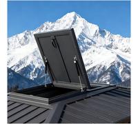 Cubierta impermeable para escotilla de ático con amortiguador de gas y sello de goma para un acceso seguro al techo