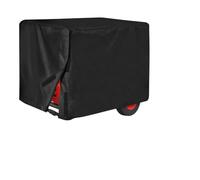 Cubierta impermeable para generador 210D para 3000-5000 W, 66 x 50 x 50 cm, tela Oxford resistente con dobladillo elástico y rejillas de ventilación