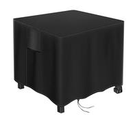 Cubierta impermeable para hoguera para exteriores, cubierta impermeable 420d para brasero | resistente para columna de fuego, cubierta para parrilla de chimenea, cubierta para horno de fuego